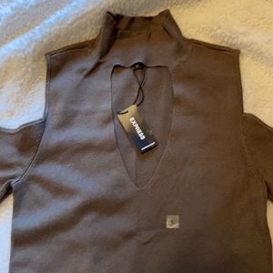 NWT Express Sweater Cold Shoulder